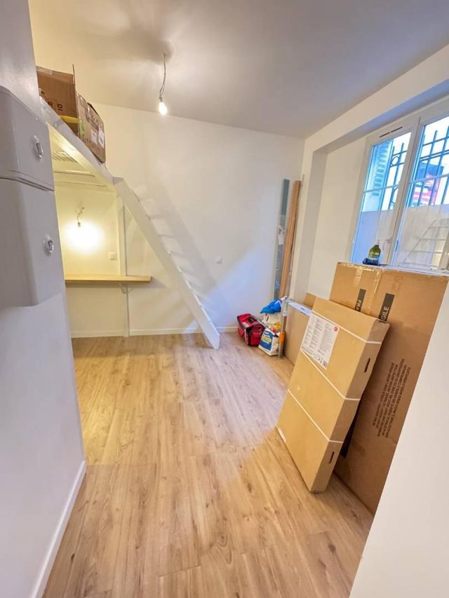 Rénovation complète d’un studio à Saint-Ouen