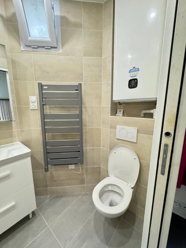 Rénovation complète d’une salle de bain rue Saint-Charles – Paris 15
